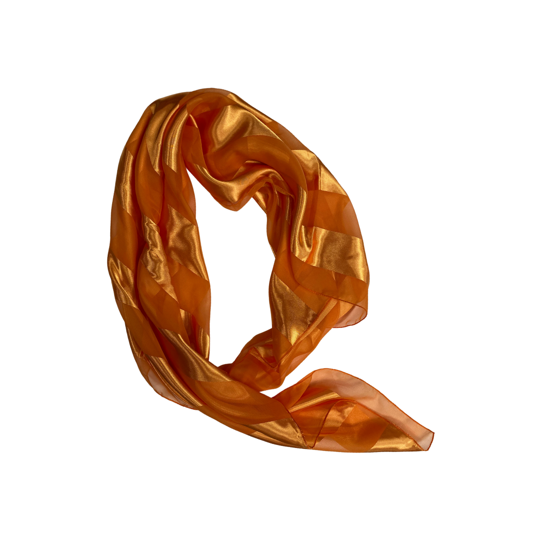 SOLID-COLOR SATIN SCARF