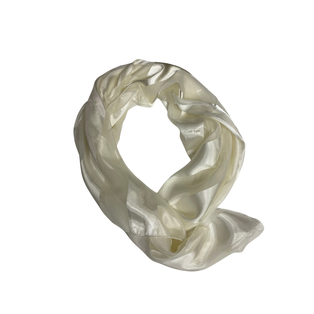 SOLID-COLOR SATIN SCARF